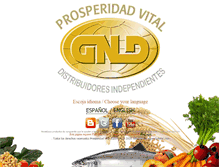 Tablet Screenshot of gnldprosperidadvital.com